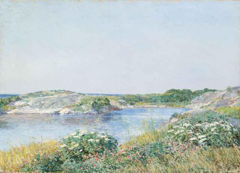 Childe Hassam The Little Pond Appledore oil painting image